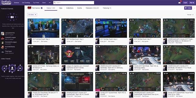 Watch LoL esports on Twitch live streaming site Watch League of Legends esports on Twitch