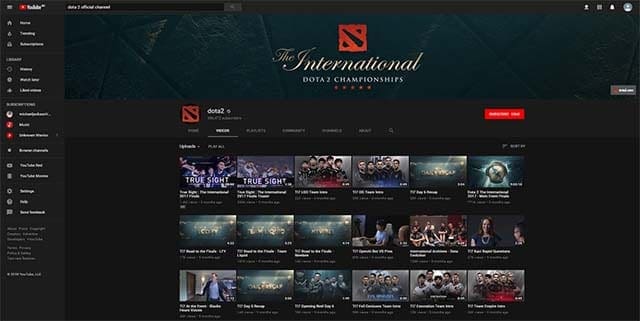 Watch Dota 2 esports live-stream events on YouTube Dota 2 esports YouTube watch